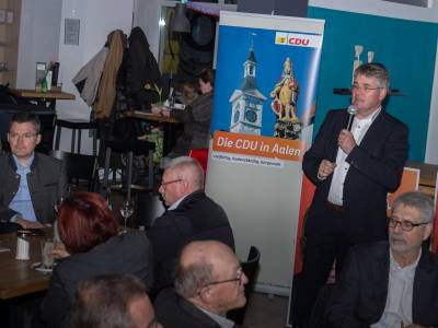 Politischer Aschermittwoch mit Roderich Kiesewetter MdB und Winfried Mack MdL - 