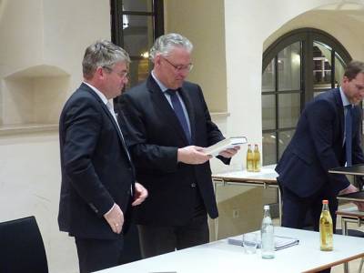 Politischer Diskussionsabend mit Bayerns Innenminister Joachim Herrmann und Winfried Mack MdL - 