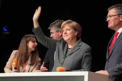 Bundeskanzlerin Dr. Angela Merkel zu Gast in Aalen - 
