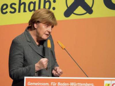 Bundeskanzlerin Dr. Angela Merkel zu Gast in Aalen - 
