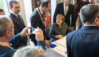 Bundeskanzlerin Dr. Angela Merkel zu Gast in Aalen - 
