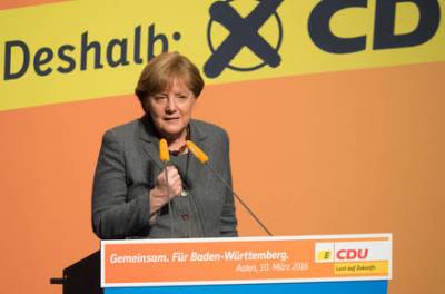Bundeskanzlerin Dr. Angela Merkel zu Gast in Aalen - 