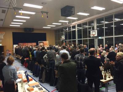 CDU-Spitzenkandidat Guido Wolf bei Abschlusskundgebung in Aalen-Waldhausen - 