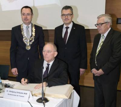 Neujahrsempfang mit Bundesfinanzminister Dr. Wolfgang Schuble MdB - 