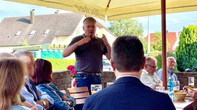 Biergartengesprch in Tannhausen - 