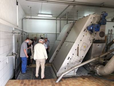 Senioren Union Httlingen: Betriebsbesichtigung der Abwasserklranlage Aalen - 