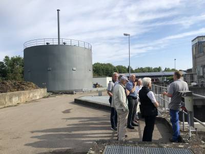 Senioren Union Httlingen: Betriebsbesichtigung der Abwasserklranlage Aalen - 