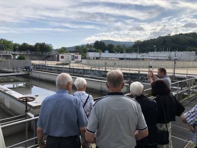 Senioren Union Httlingen: Betriebsbesichtigung der Abwasserklranlage Aalen - 