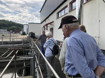 Senioren Union Httlingen: Betriebsbesichtigung der Abwasserklranlage Aalen - 