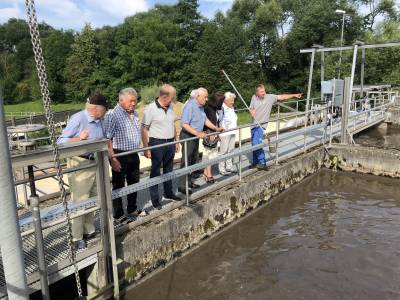 Senioren Union Httlingen: Betriebsbesichtigung der Abwasserklranlage Aalen - 