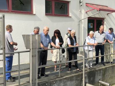 Senioren Union Httlingen: Betriebsbesichtigung der Abwasserklranlage Aalen - 