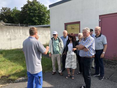 Senioren Union Httlingen: Betriebsbesichtigung der Abwasserklranlage Aalen - 