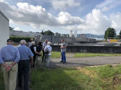 Senioren Union Httlingen: Betriebsbesichtigung der Abwasserklranlage Aalen - 