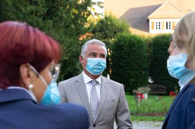 Armin Laschet besucht Ostalbkreis, Essingen - 