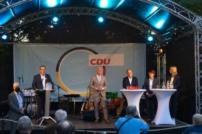 Armin Laschet besucht Ostalbkreis, Essingen - 
