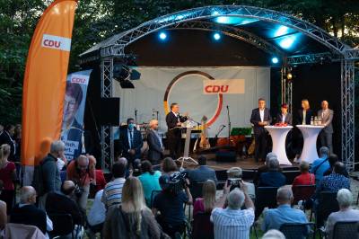 Armin Laschet besucht Ostalbkreis, Essingen - 