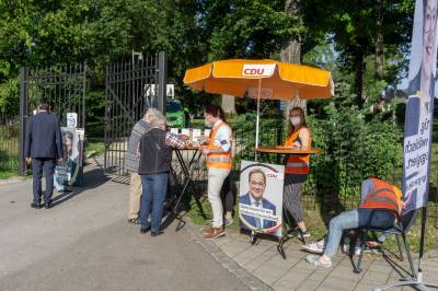 Armin Laschet besucht Ostalbkreis, Essingen - 