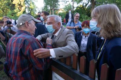 Armin Laschet besucht Ostalbkreis, Essingen - 