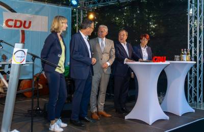Armin Laschet besucht Ostalbkreis, Essingen - 