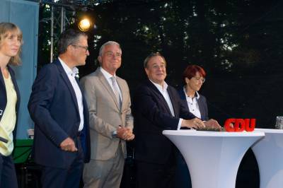 Armin Laschet besucht Ostalbkreis, Essingen - 