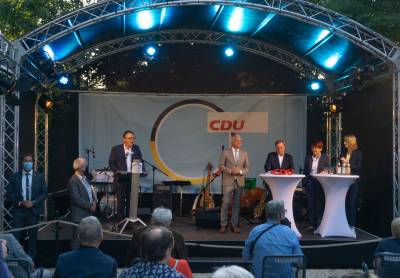 Armin Laschet besucht Ostalbkreis, Essingen - 