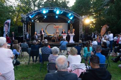 Armin Laschet besucht Ostalbkreis, Essingen - 