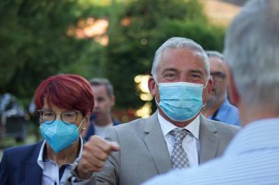 Armin Laschet besucht Ostalbkreis, Essingen - 