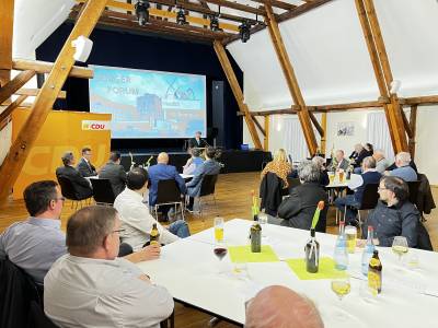 2. Brgerforum in Oberkochen mit Landrat Dr. Joachim Blse - 