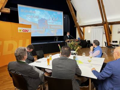 2. Brgerforum in Oberkochen mit Landrat Dr. Joachim Blse - 